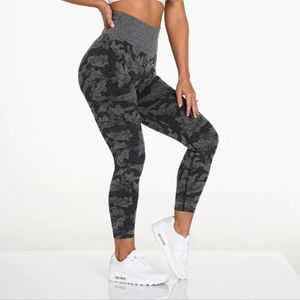 NVGTN Black camouflage seamless leggings